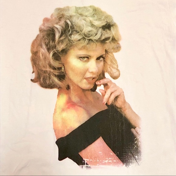 Grease Sandra Dee Olivia Newton John Ringer Tee - Picture 2 of 5